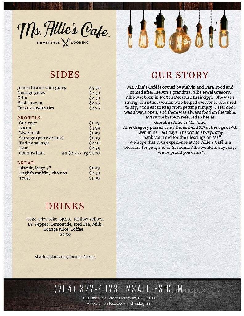 Menu page 2