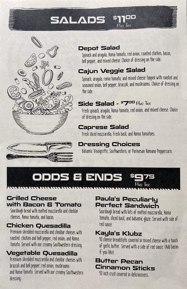 Menu page 2