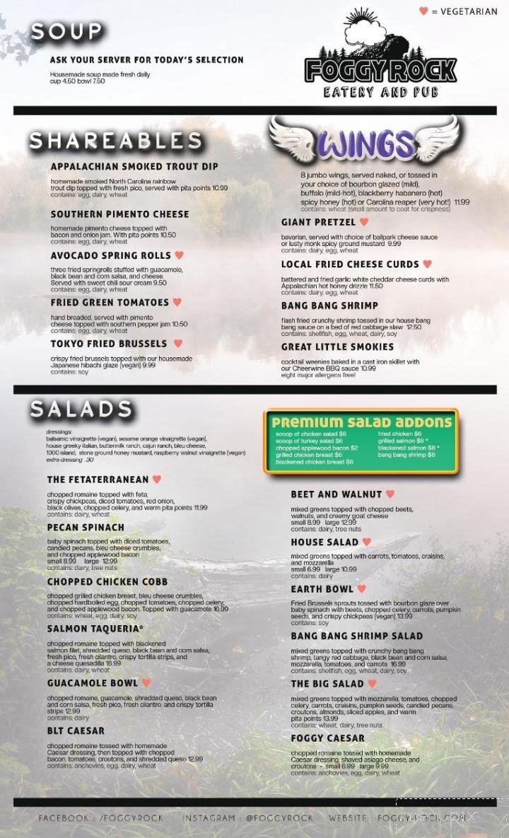 Menu page 2