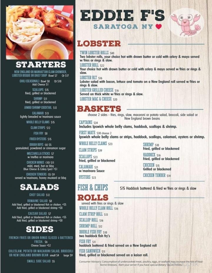 Menu page 1