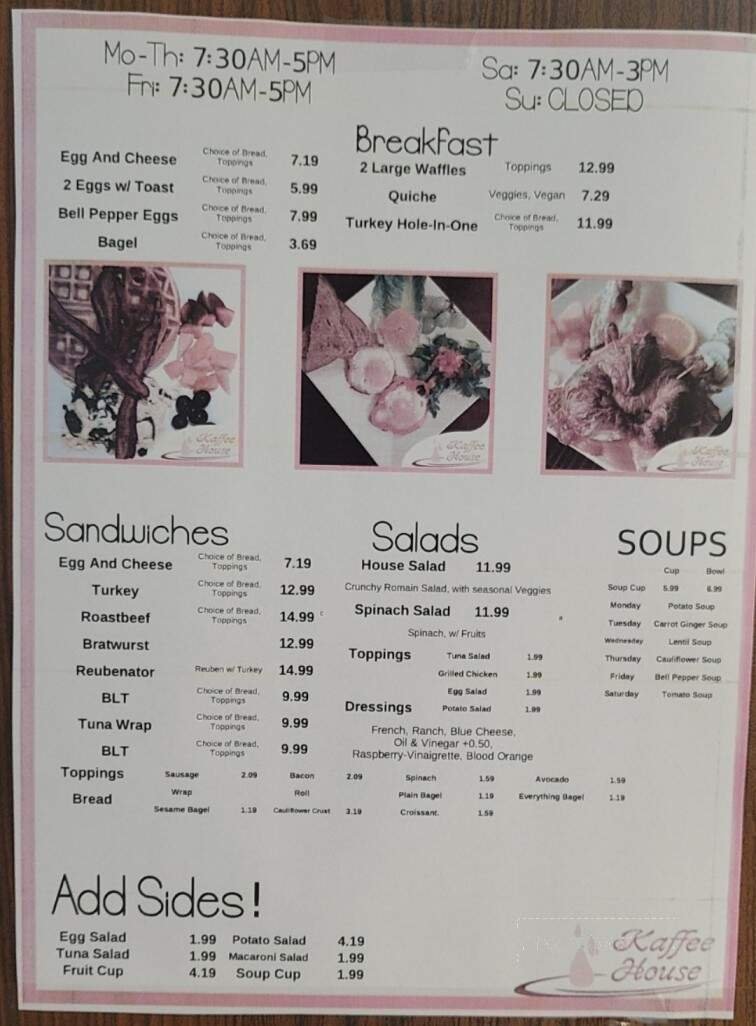 Menu page 2