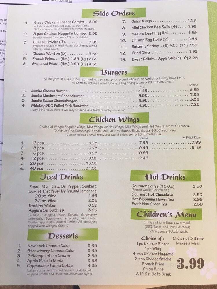 Menu page 2