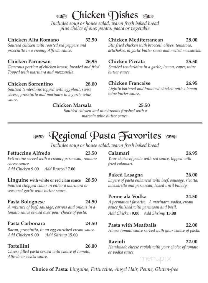 Menu page 2