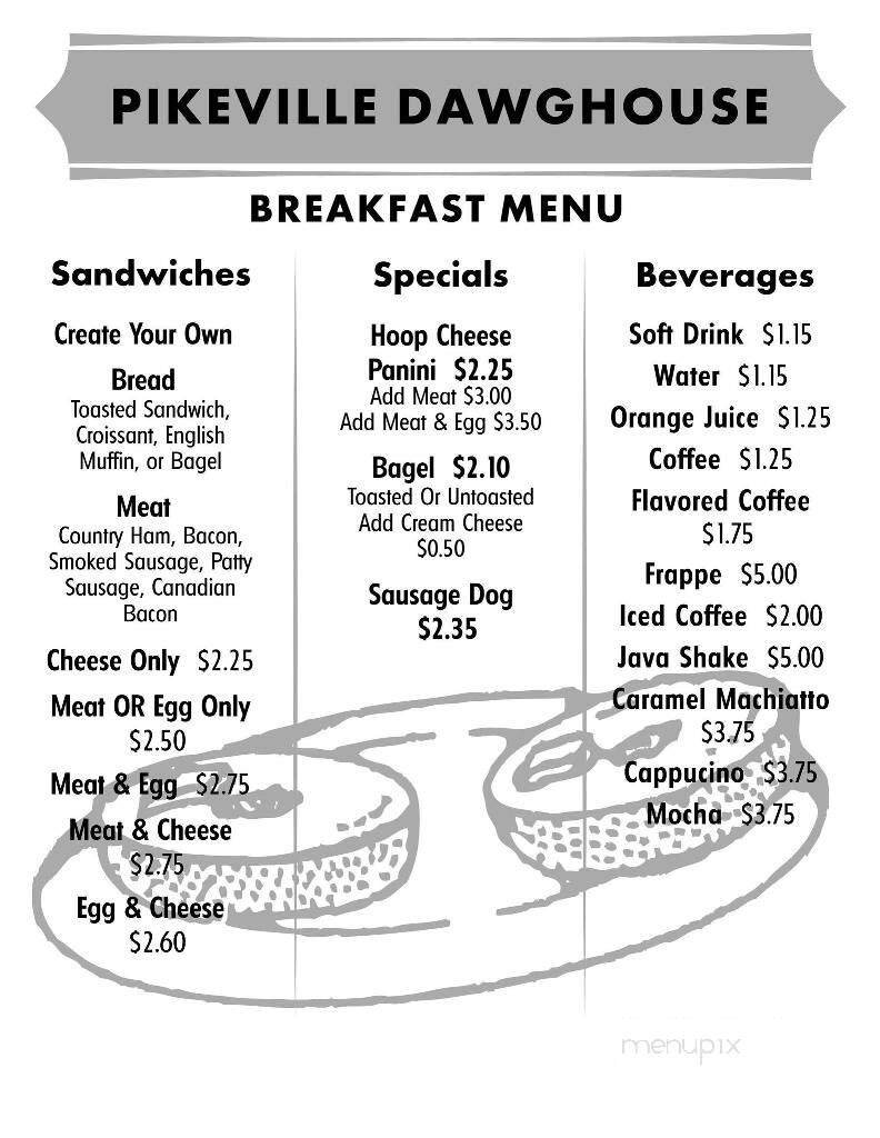 Menu page 2