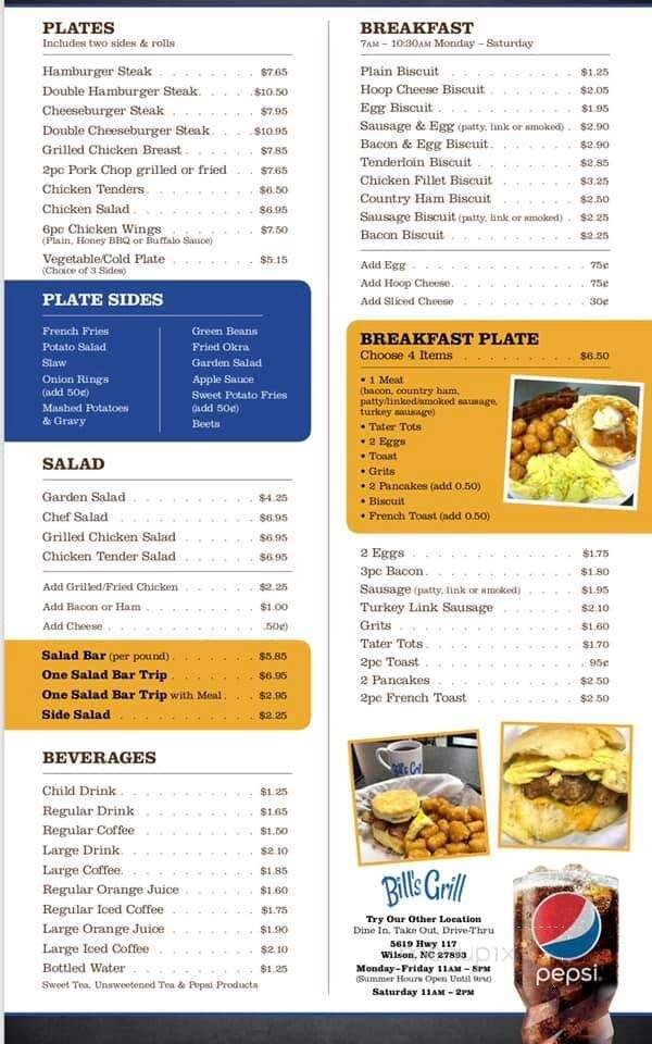 Menu page 2