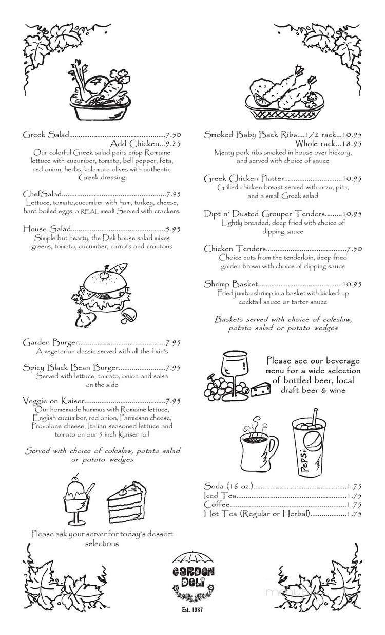 Menu page 2