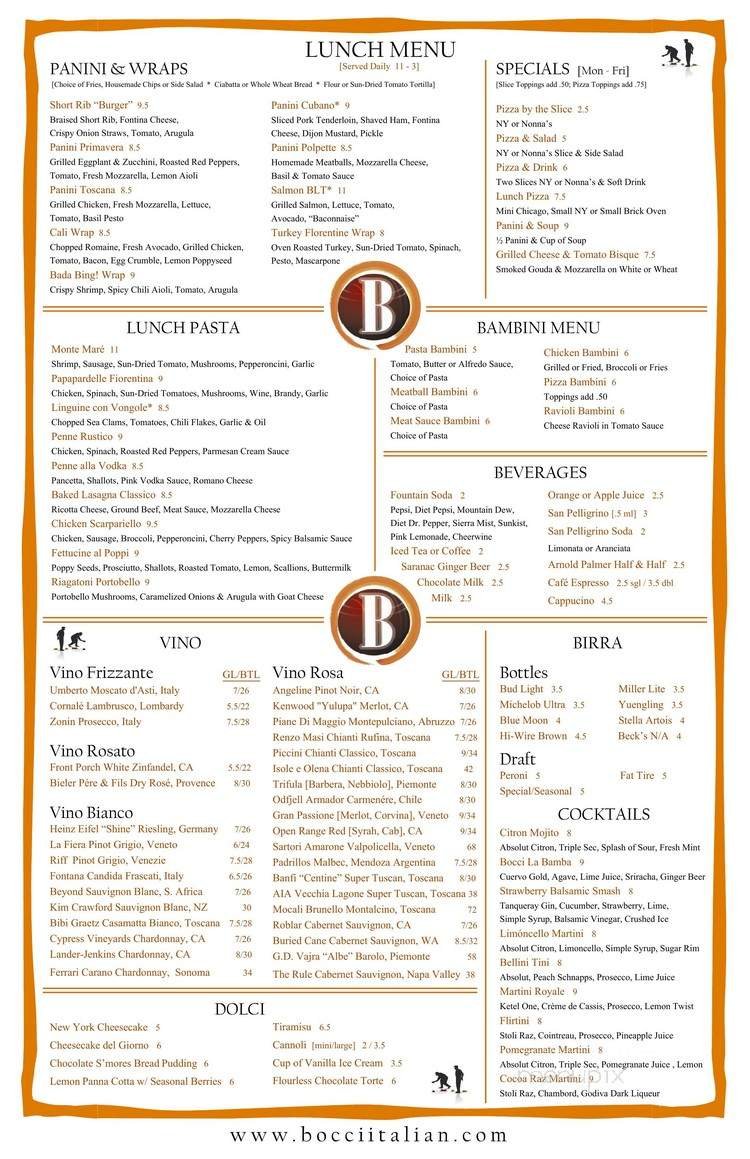 Menu page 2