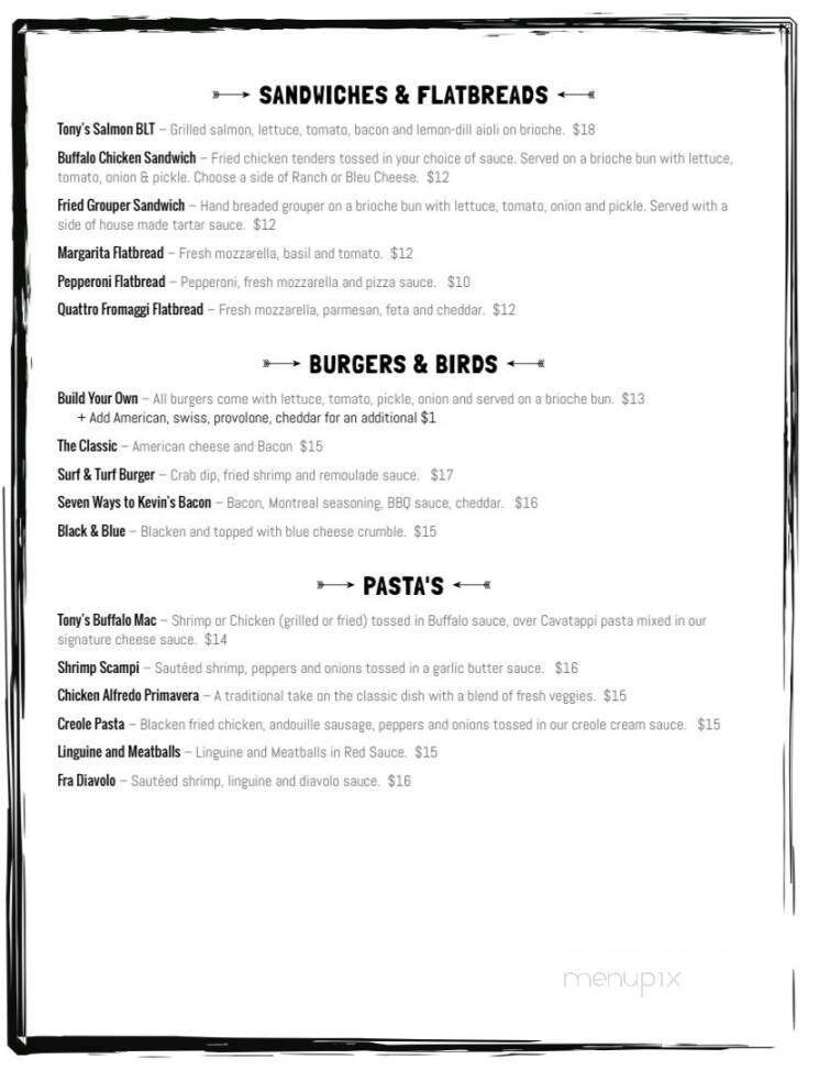 Menu page 2