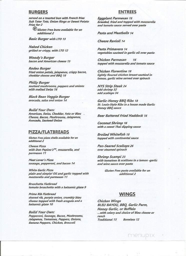 Menu page 2