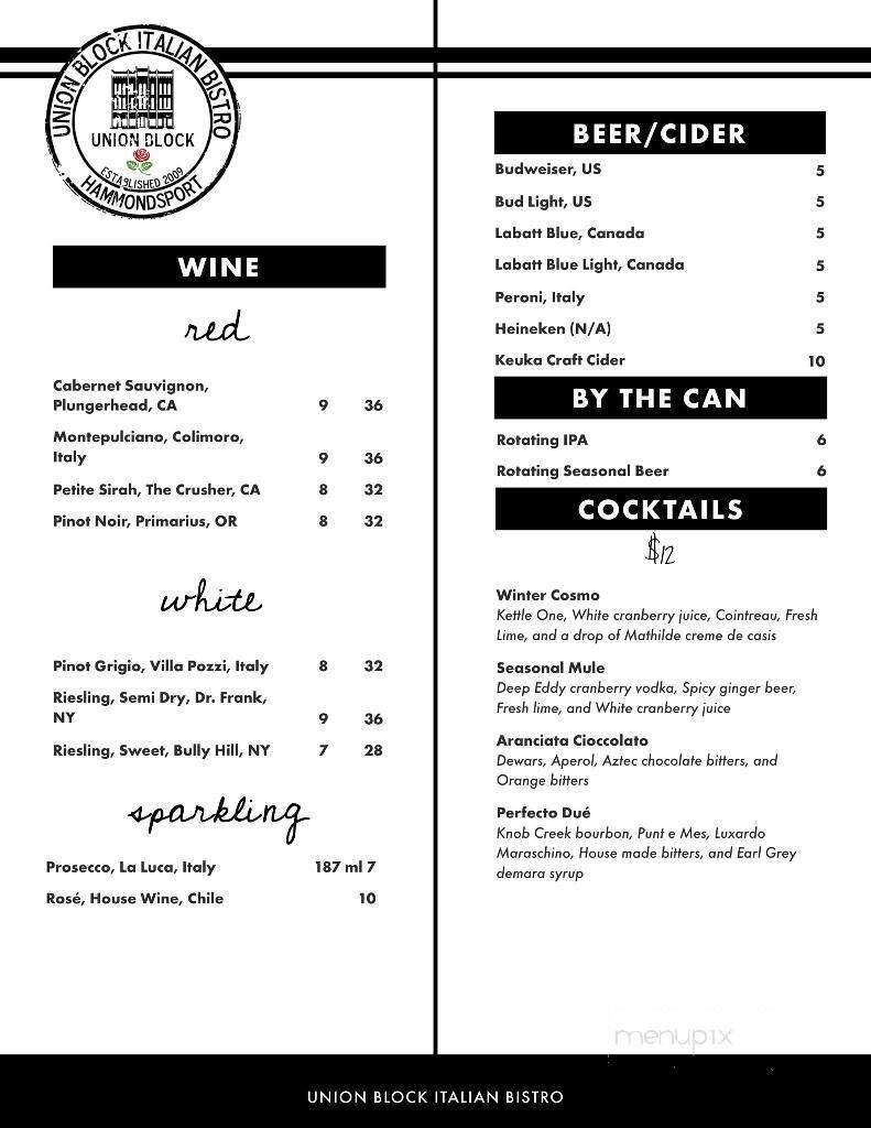 Menu page 2