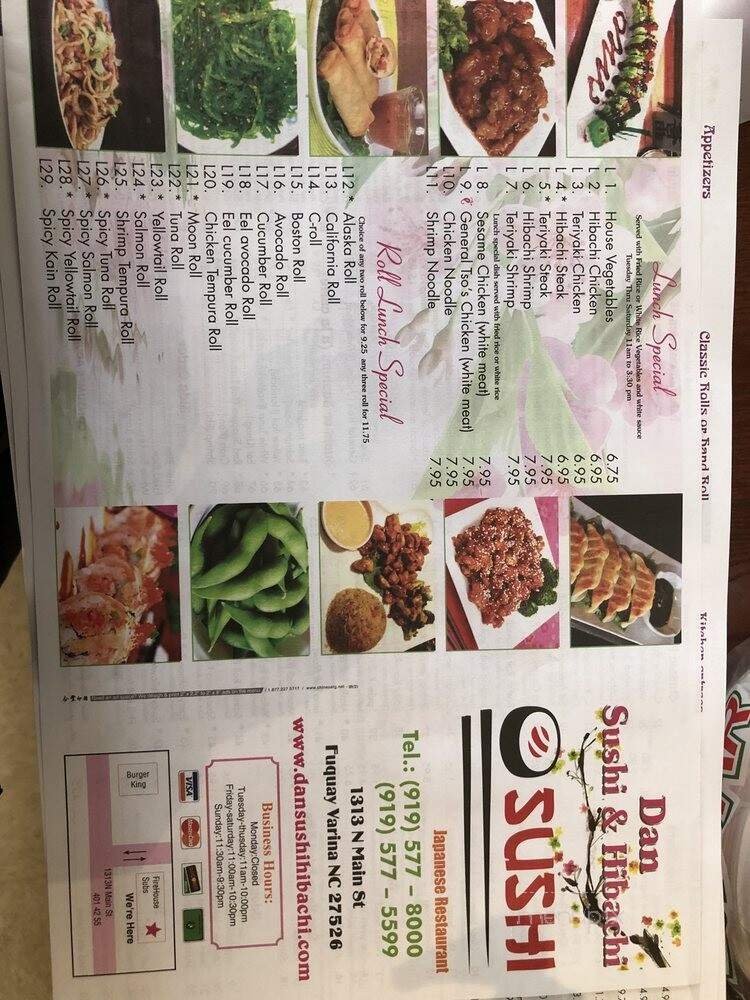 Menu page 2