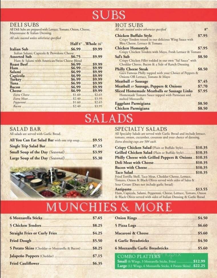 Menu page 2