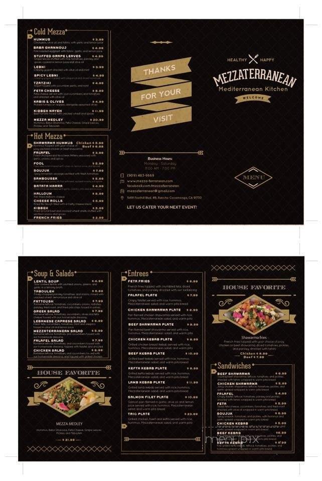 Menu page 1