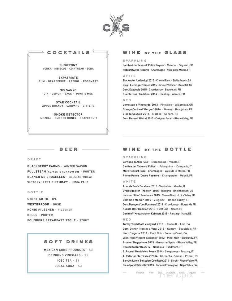 Menu page 2