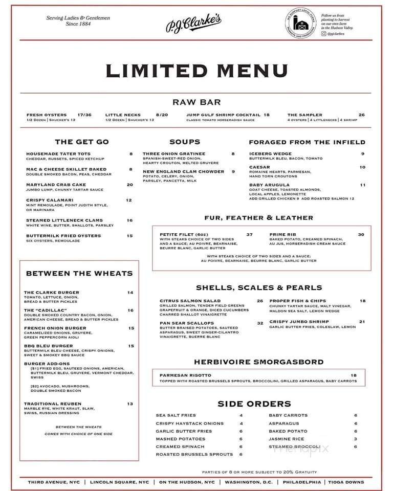 Menu page 1