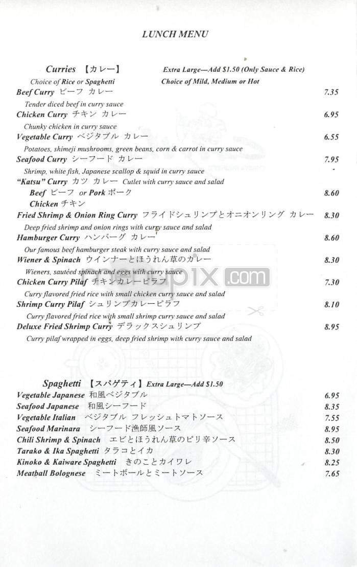 Menu page 2