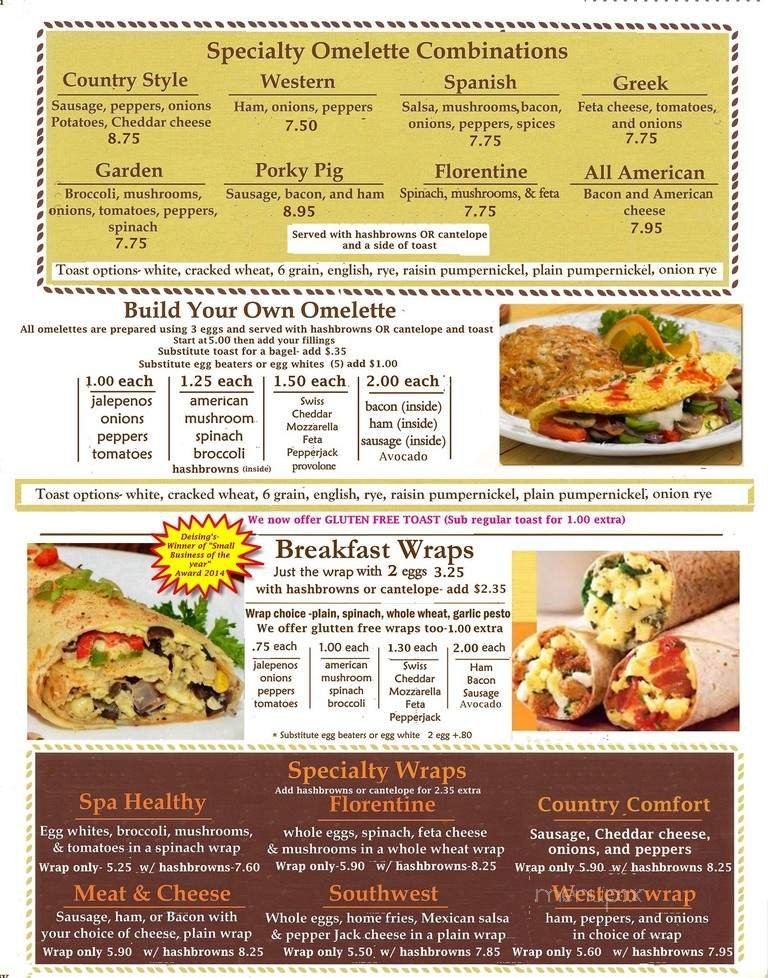 Menu page 2