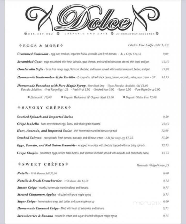 Menu page 1