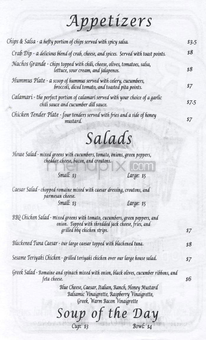 Menu page 2