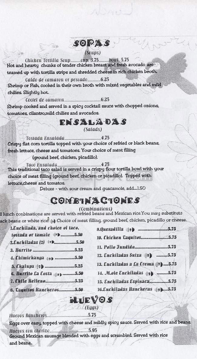 Menu page 2