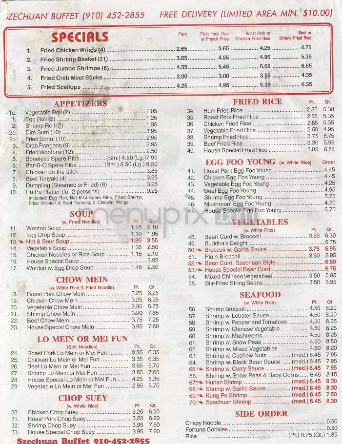Menu page 2