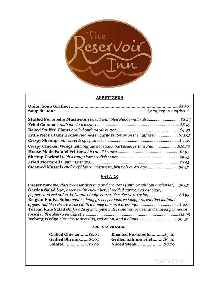 Menu page 1