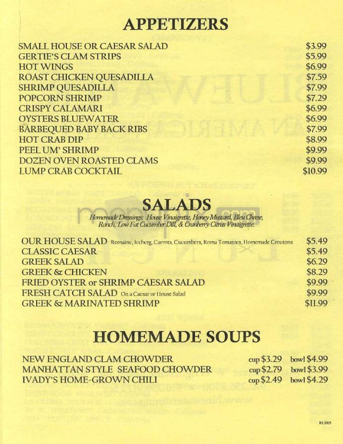 Menu page 2
