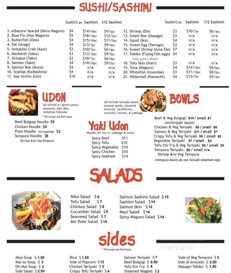 Menu page 2