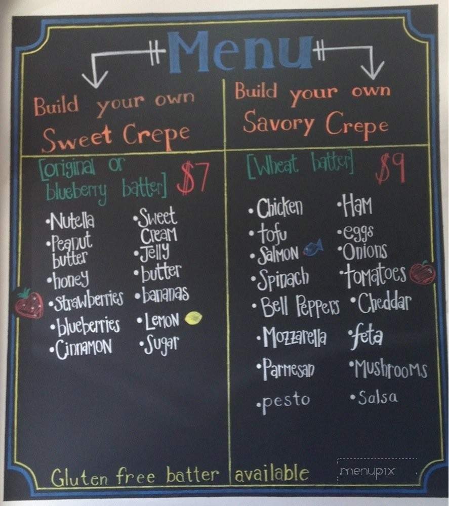 Menu page 1