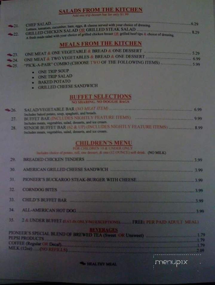 Menu page 2