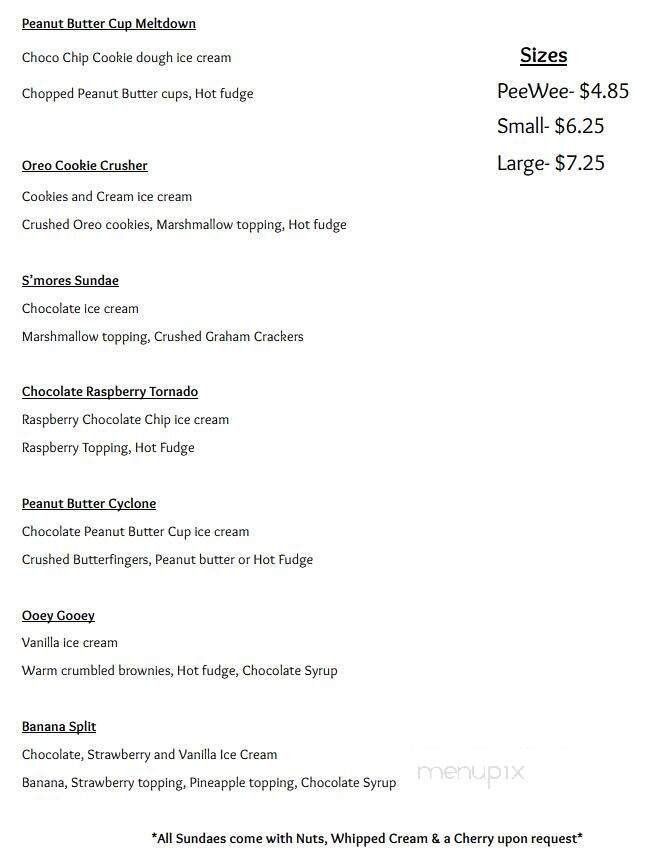 Menu page 1