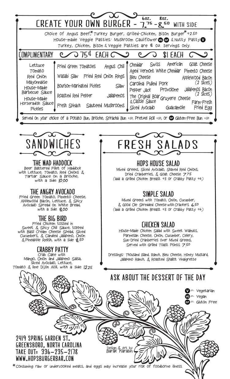 Menu page 2
