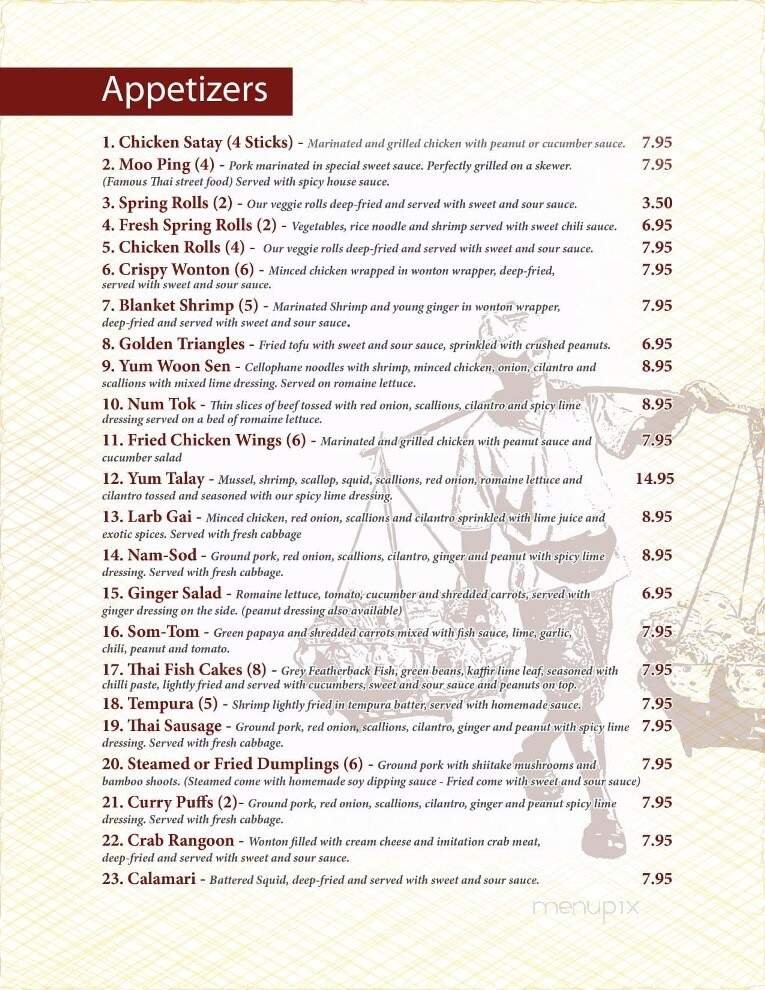 Menu page 1
