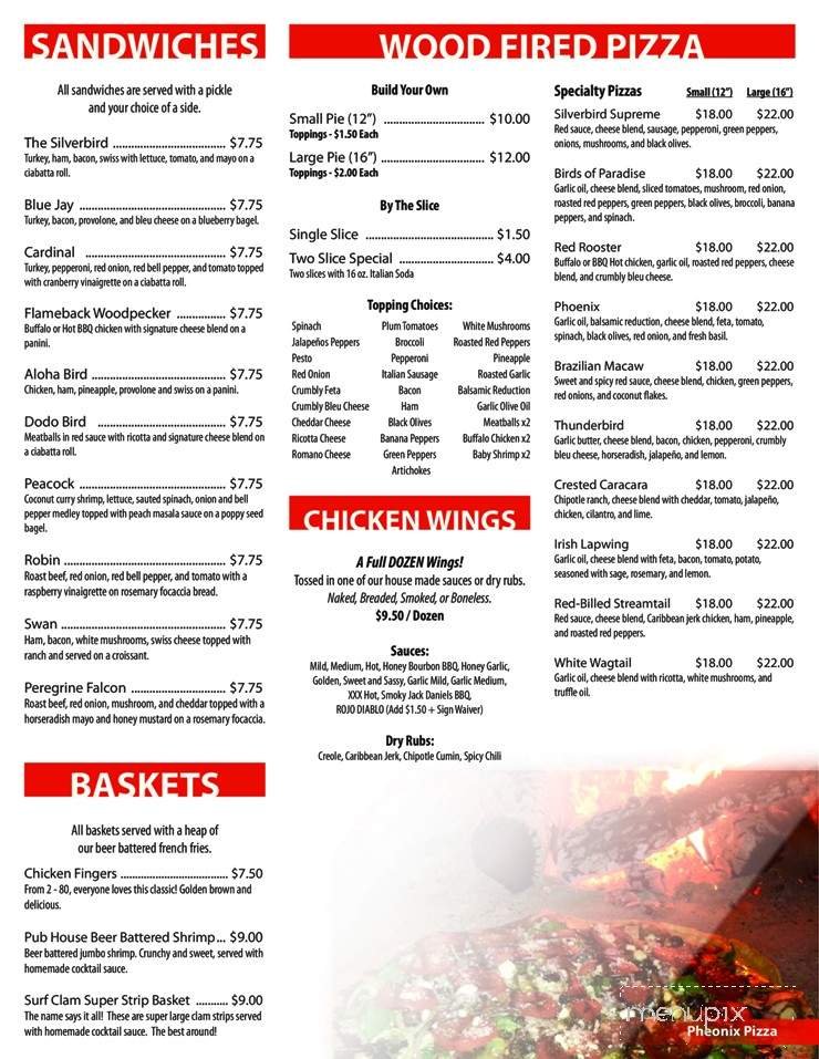 Menu page 2