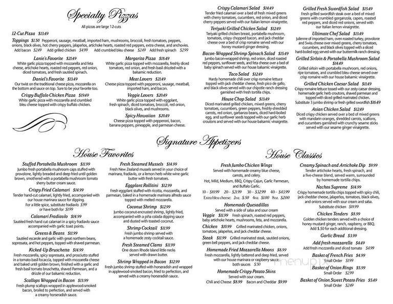 Menu page 2