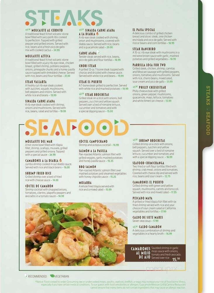 Menu page 2
