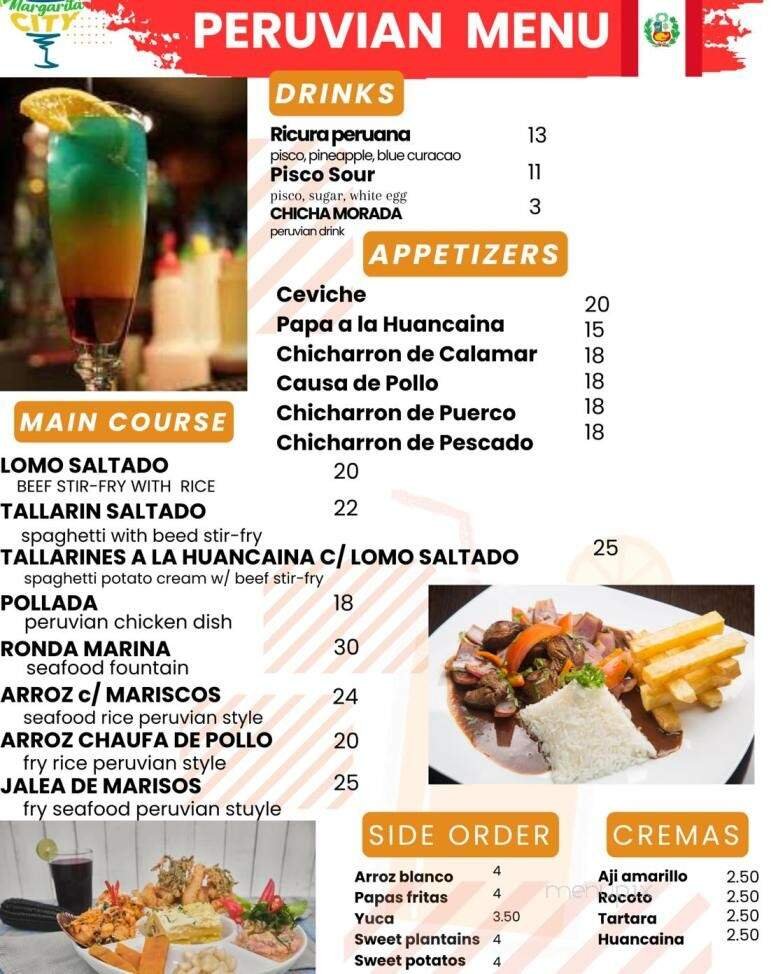 Menu page 1