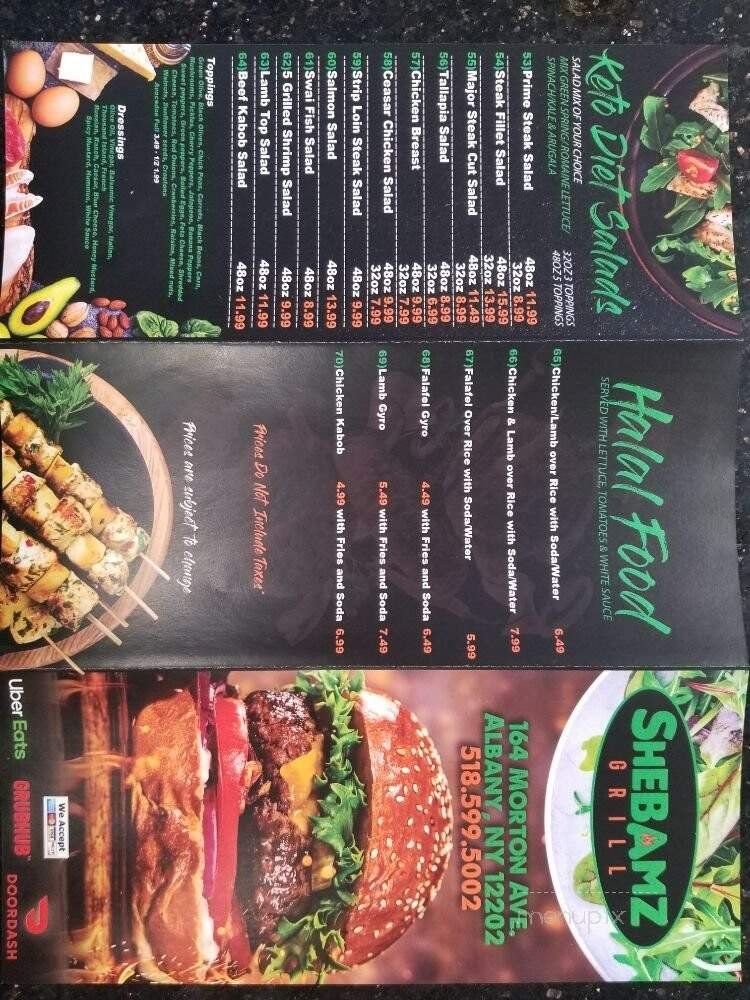 Menu page 1