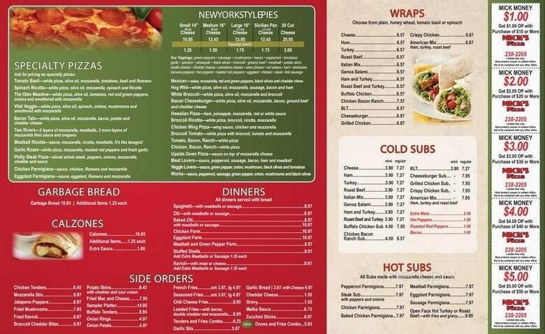 Menu page 2
