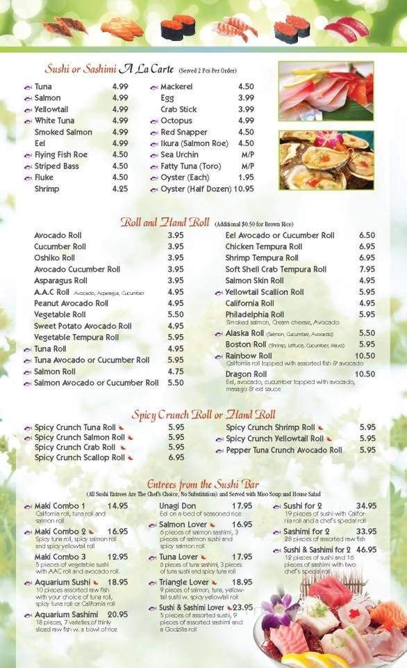 Menu page 2