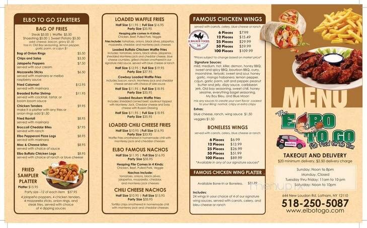 Menu page 2