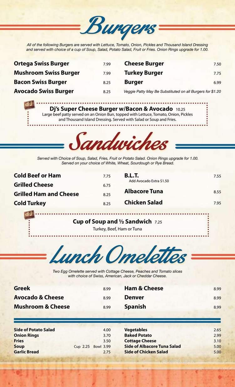Menu page 4