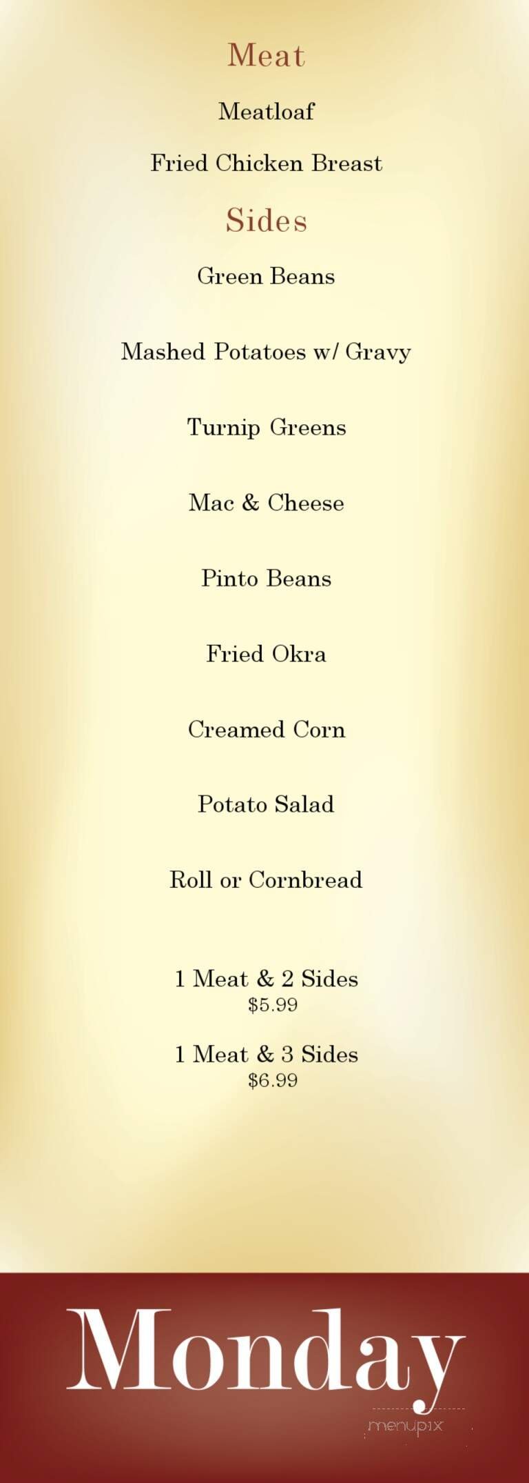 Menu page 5
