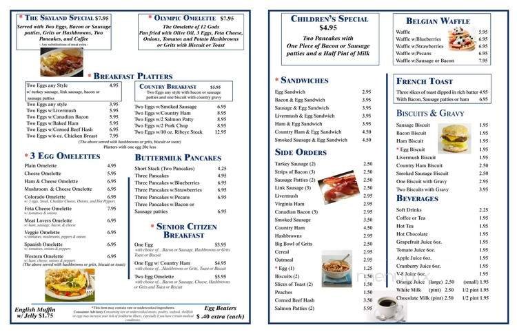 Menu page 2