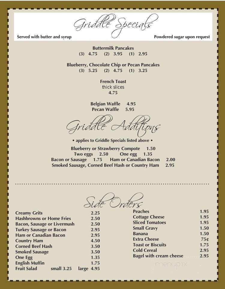 Menu page 2