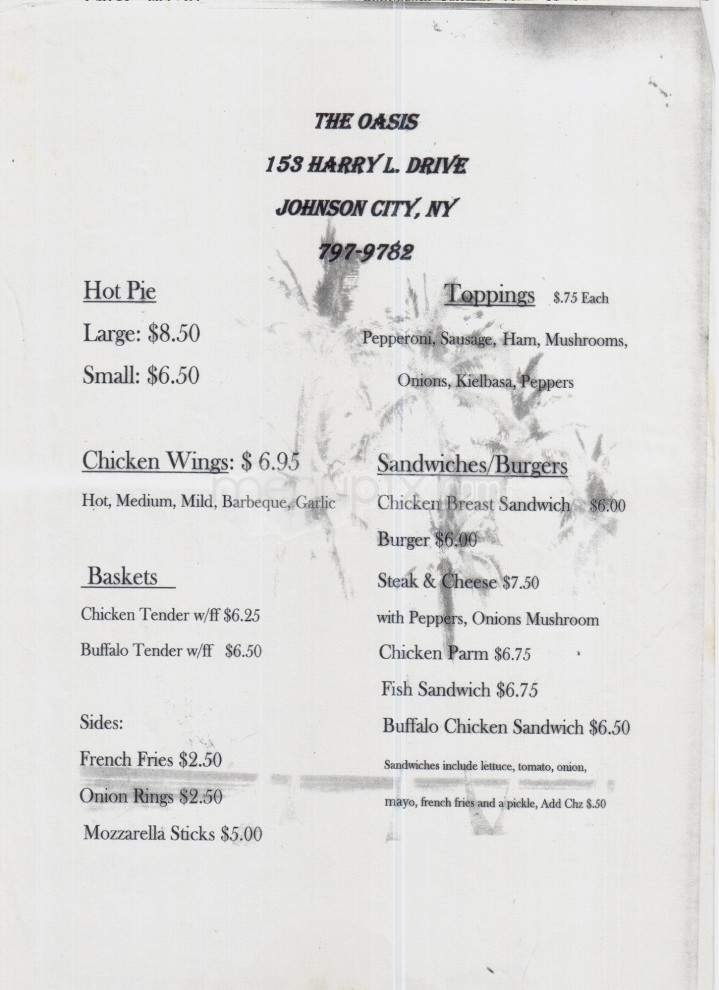 Menu page 1