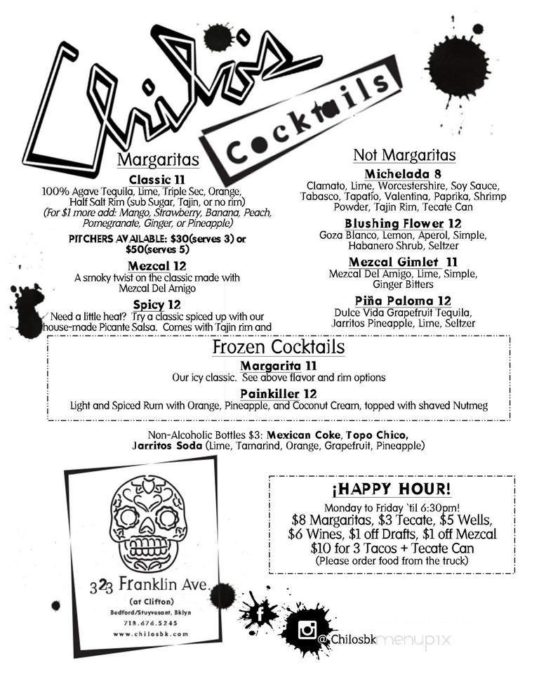 Menu page 1
