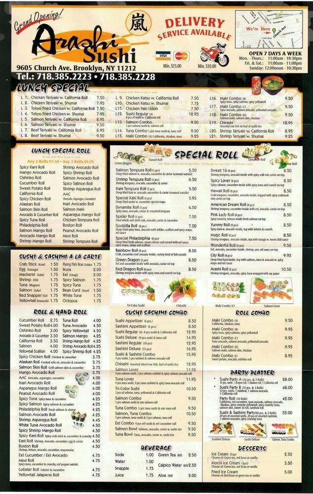 Menu page 2