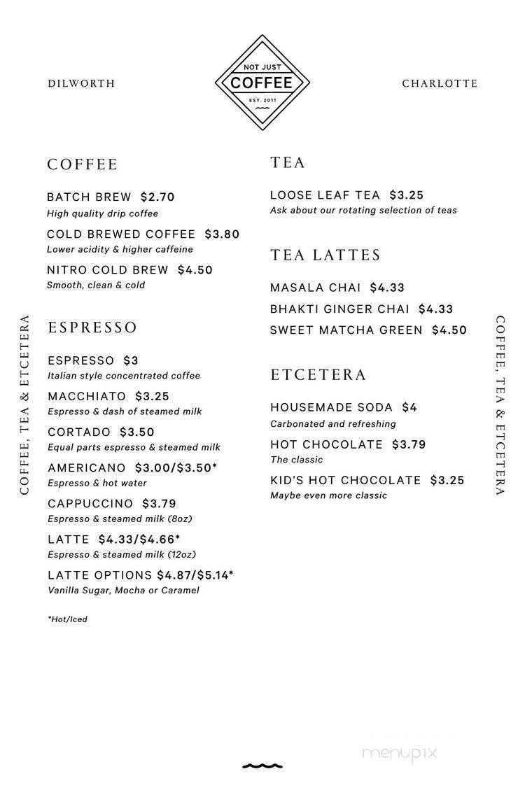 Menu page 1