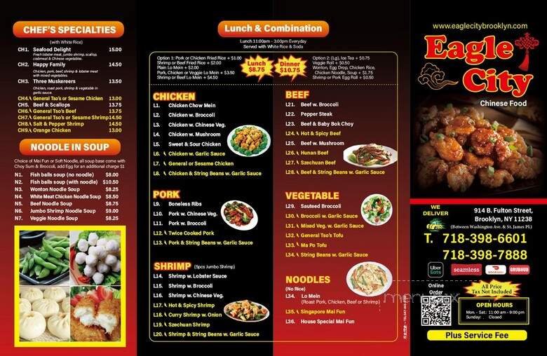 Menu page 1
